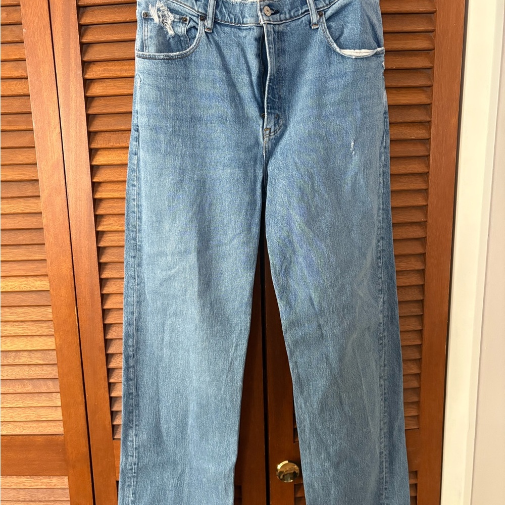 Abercrombie & Fitch High Rise Blue Jeans